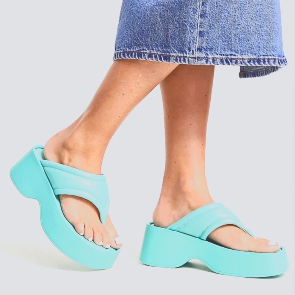 BRAND NEW THE WILD FABLE SHOES WOMEN'S ANGELA PLATFORM SANDALS